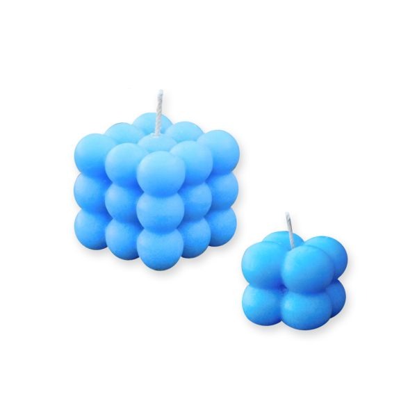 Kit bubble candles x 2 azul