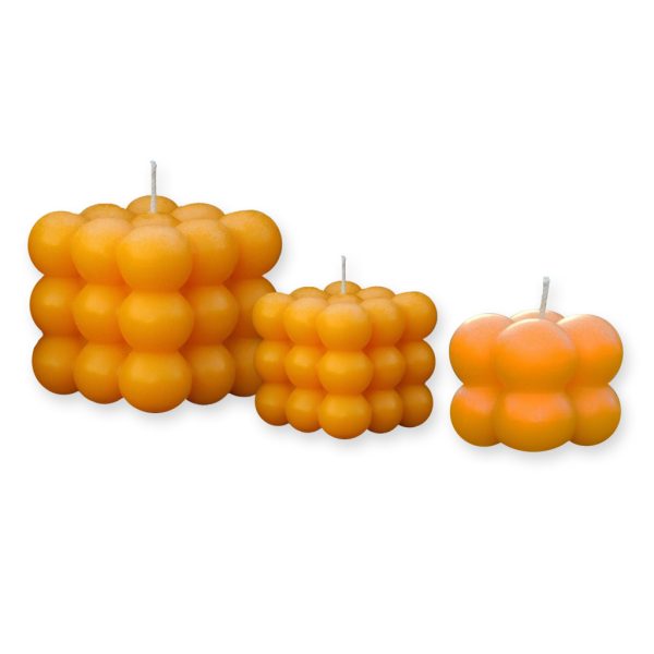 Kit bubble candles x 3 naranja