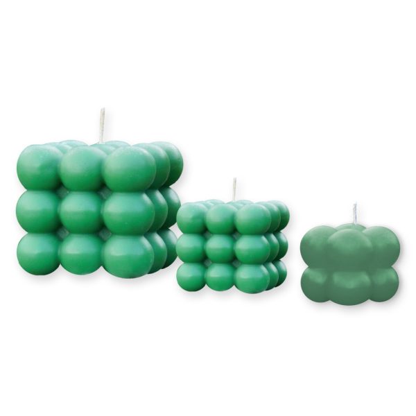 Kit bubble candles x 3 verde