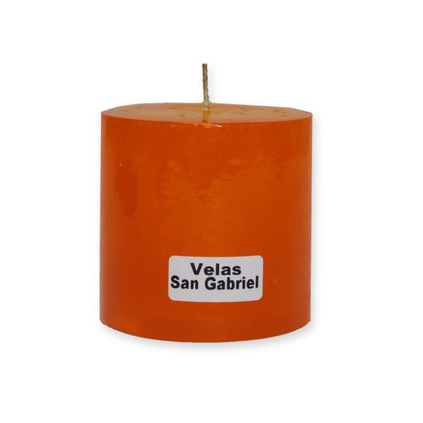 vela numero 4 naranja