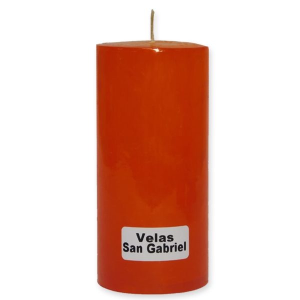 vela no 6 naranja